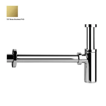 Сифон Gessi Origini, Brushed Brass PVD (01377727) - Фото №1