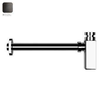 Сифон Gessi Rettangolo, Black Metal Bruched PVD (01410707) - Фото №1