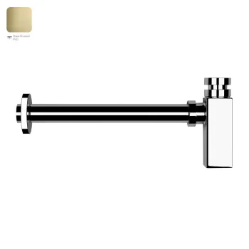 Сифон Gessi Rettangolo, Bruched Brass PVD (01410727) - Фото №1