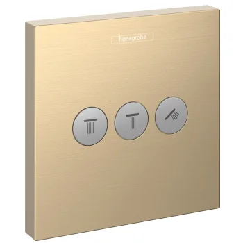 Перемикач Hansgrohe ShowerSelect на 3 клавіші, Brushed… - Фото №1