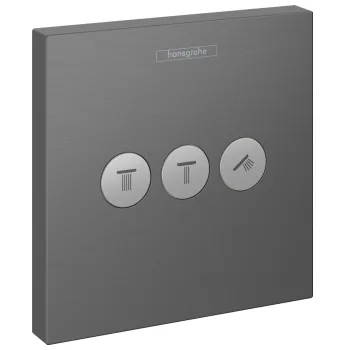 Перемикач Hansgrohe ShowerSelect на 3 клавіші, Brushed… - Фото №1