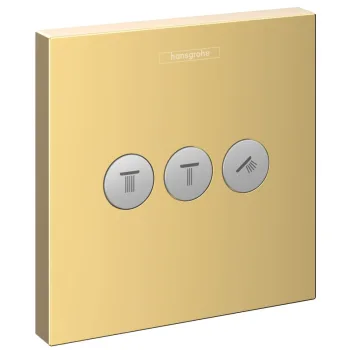Перемикач Hansgrohe ShowerSelect на 3 клавіші, Polished… - Фото №1