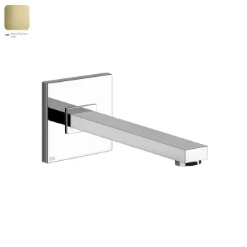 Вилив настінний Gessi Rettangolo K, Bruched Brass… - Фото №1