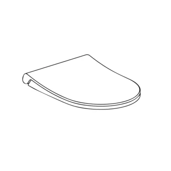 Крышка для унитаза Quarter Bath SCD Slim Duroplast… - Фото №1