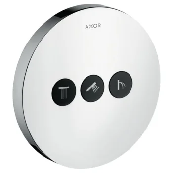 Запорно переключающий вентиль AXOR ShowerSelect S на 3 функции, хром (36727000)