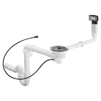 Сифон Hansgrohe D16-12 Automatic з переливом для миття… - Фото №1
