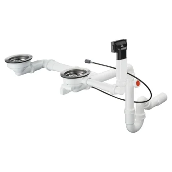 Сифон Hansgrohe D17-12 Automatic з переливом для миття… - Фото №1