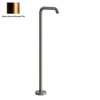 Вилив для ванної з підлоги Gessi GESSI316, Warm Bronze Brushed PVD (54195-726)