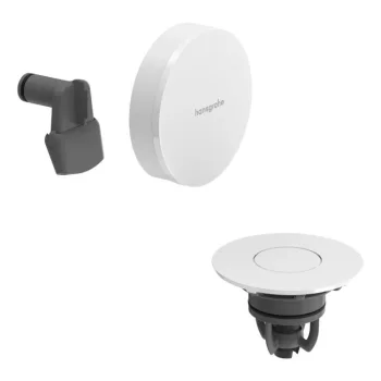 Зовнішня частина Hansgrohe Exafill II до сифона на ванну з наповненням, Matt White/White Gloss (58119700)