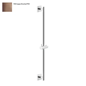 Штанга для душу Gessi Rilievo, Copper Bruched PVD… - Фото №1