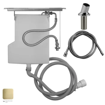 Система сбора воды Gessi Venti 20, Bruched Brass PVD… - Фото №1