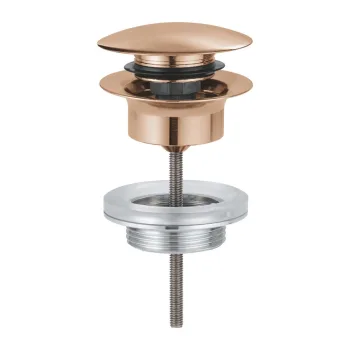Сливной вентиль Grohe 1/4, brushed warm sunset (65807DL0) - Фото №1