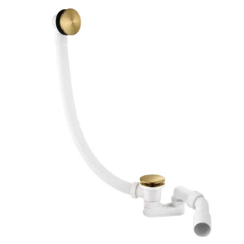 Слив-перелив для ванны Almar, PVD Brushed High Brass… - Фото №1