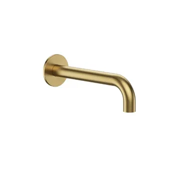 Излив для ванны Almar 240 мм, PVD Brushed High Brass… - Фото №1