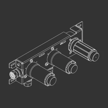 Скрытая часть для смесителя для душа CeaDesign (PWF04) - Фото №1