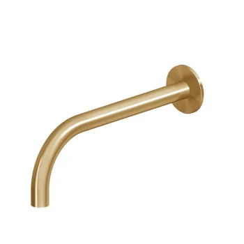 Излив настенный Zucchetti Helm 230мм, Brushed Gold… - Фото №1
