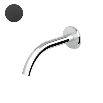 Излив Zucchetti Isy22, настенный 17.5 см, Matt black… - Фото №1