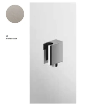 Держатель ручного душа Zucchetti Hoop, Brushed nickel… - Фото №1