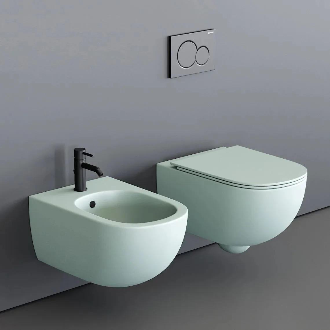 Біде підвісне Nic Design Pin 55х37 см, Bosco matt (004706061) - Фото 2