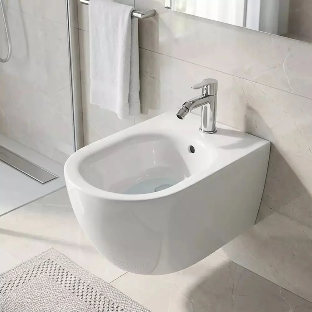 Биде подвесное Catalano Sfera 55x35 с набором фиксаторов, Bianco lusido (0518551001_9056060000) - Фото 2