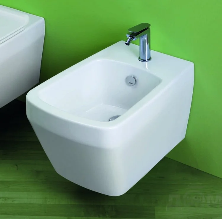 Биде подвесное Simas Baden Baden с крепежом F87, черный матовый (BB19F87) - Фото 2
