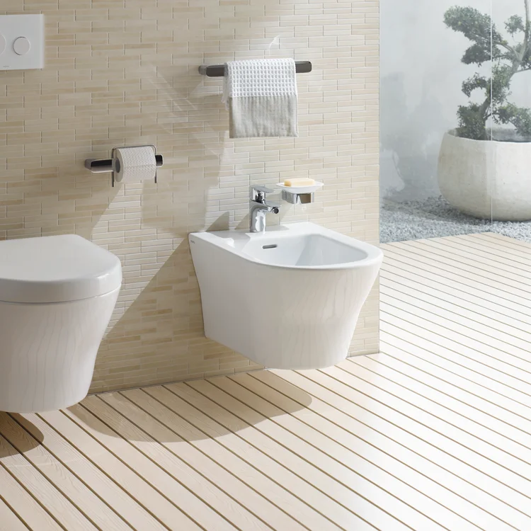 Біде підвісне TOTO MH 40х50х31 см, bianco (BW10045G1) - Фото 2