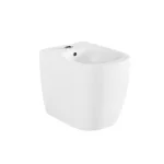 Біде для підлоги Nic Design Ovvio 37,4х53х42 см, білий матовий (004432003) - Фото 1
