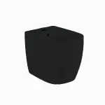 Біде підлогове Nic Design Ovvio 37,4х53х42 см, Antracite матовий (004432013) - Фото 1