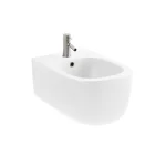Биде подвесное Nic Design Ovvio 37,4х53х28,5 см, белый глянец (004434001) - Фото 1