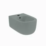 Биде подвесное Nic Design Ovvio 37,4х53х28,5 см, Cemento матовый (004434047) - Фото 1