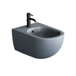 Биде подвесное Nic Design Pin 55х37, Polvere матовый (004706057) - Фото 1
