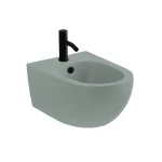 Биде подвесное Nic Design Pin 55х37, Salvia матовый (004706067) - Фото 1