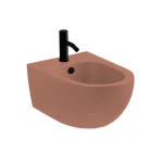 Биде подвесное Nic Design Pin 55х37, Fard глянец (004706072) - Фото 1