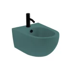Биде подвесное Nic Design Pin 55х37, Amazzonia глянец (004706077) - Фото 1