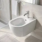 Биде подвесное Catalano Sfera 55x35 с набором фиксаторов, Bianco lusido (0518551001_9056060000) - Фото 2