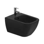 Біде підвісне Duravit Happy D.2, антрацит чорний матовий (2258151300) - Фото 1