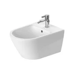 Біде підвісне Duravit D-Neo 370х540 мм, білий (2294150000) - Фото 1