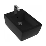 Биде подвесное Villeroy & Boch Memento 2.0 Ebony Ceramic Plus, черный (443300S5) - Фото 1