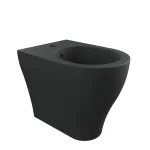 Биде напольное Flaminia APP 52x36 h43cm, безободковое, Carbone matt (AP217) - Фото 1