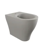 Биде напольное Flaminia APP 52x36 h43cm, безободковое, Cenere matt (AP217) - Фото 1