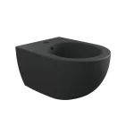Биде подвесное Flaminia MINIAPP 48,5x36 h27cm, укороченное, Carbone matt (AP219) - Фото 1