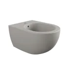 Биде подвесное Flaminia MINIAPP 48,5x36 h27cm, укороченное, Cenere matt (AP219) - Фото 1