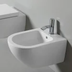 Биде подвесное укороченное Cielo Enjoy, 35х48х26.5, Gloss White (EJBSR) - Фото 3