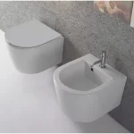 Біде підвісне Globo Forty 3, 43х36 см, Senape (FOS12SE) - Фото 3