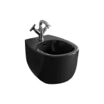 Биде подвесное Nic Design Milk, антрацит матовый (004278013) - Фото 1