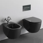 Биде подвесное Nic Design Milk, антрацит матовый (004278013) - Фото 2