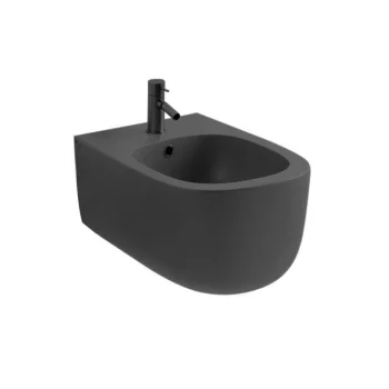 Биде подвесное Nic Design Ovvio 37,4х53х28,5 см, Antracite… - Фото №1