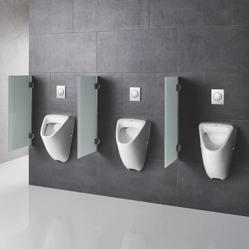 Уринал прихованого монтажу Grohe Bau Ceramic, білий (39438000) - Фото 2
