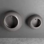 Уринал подвесной Cielo Orinatoi Mini Ball, белый глянцевый (ORBLM) - Фото 2