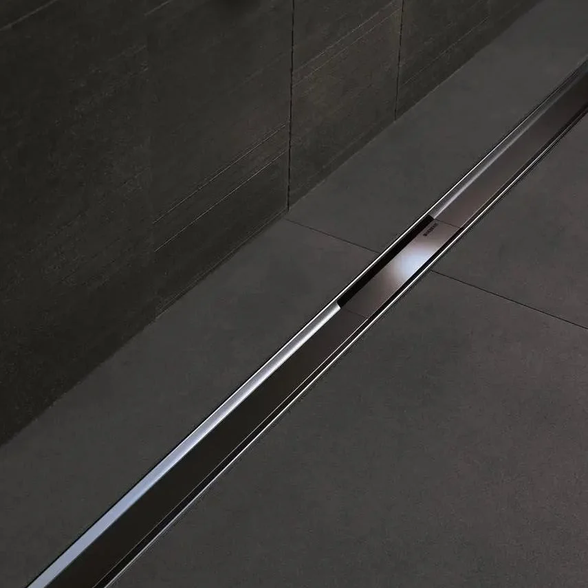 Дренажный канал Geberit CleanLine50: L=30-130 см, с покрытием, черный хром/матовый (154.447.QC.1) - Фото 2